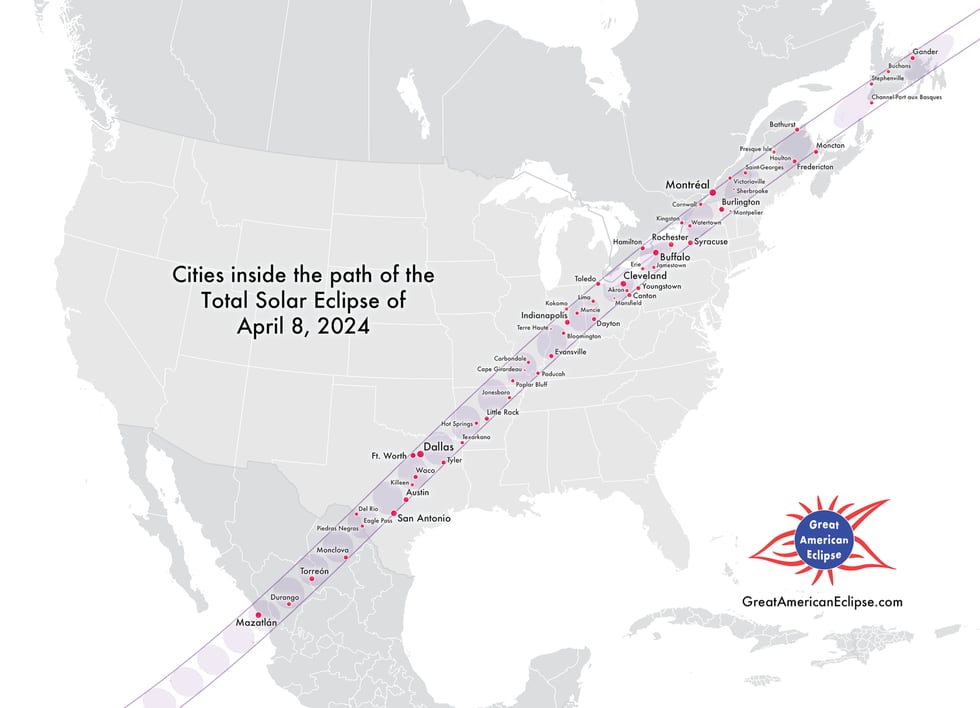 1 year away from the next U.S. total solar eclipse