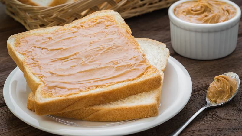 Peanut butter sandwich.