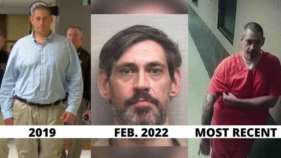 Comparison photos of escapee Casey White