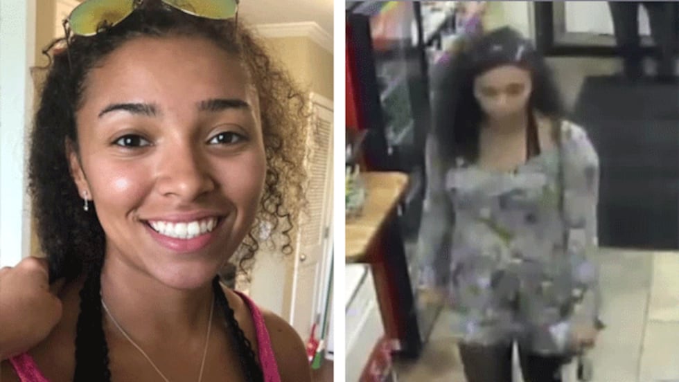 Aniah Haley Blanchard, missing since Wednesday, was last seen in a convenience store in...