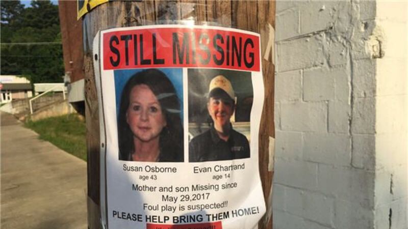 Susan Osborne and her son Evan Chartrand have been missing for a little over a year in Elmore...