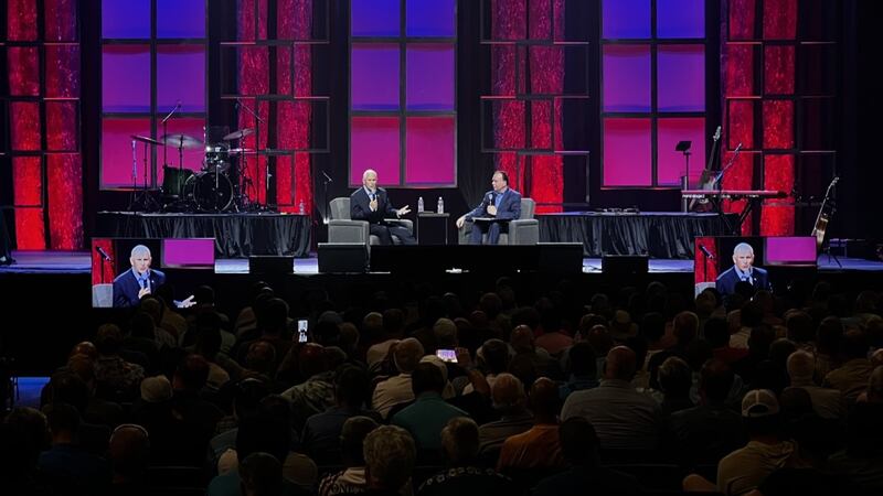 Former VP Mike Pence speaks at Christian conference in Huntsville