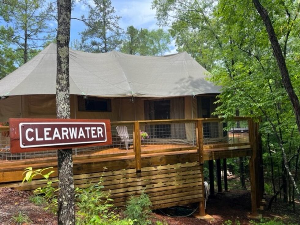 It's one of the top glamping spots in the country. The Destination Resort in Dadeville is down...