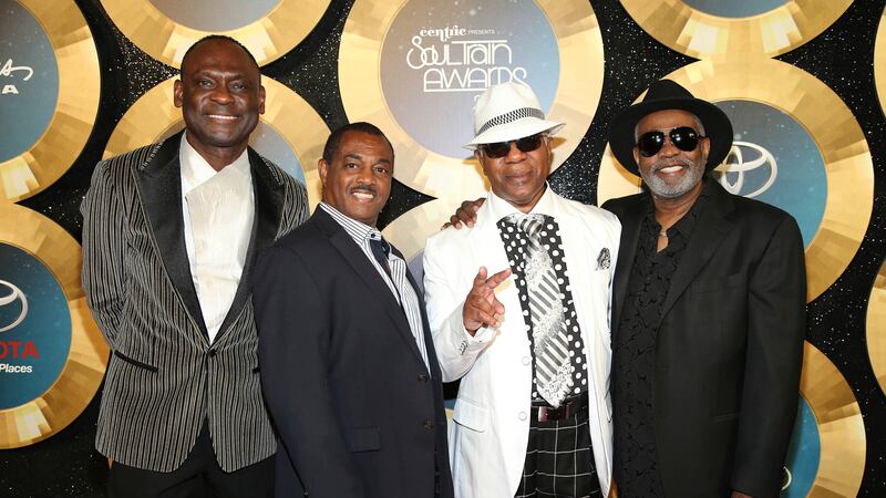 FILE - George Brown, from left, Ronald Bell, Dennis Thomas and Robert "Kool" Bell, of Kool and...