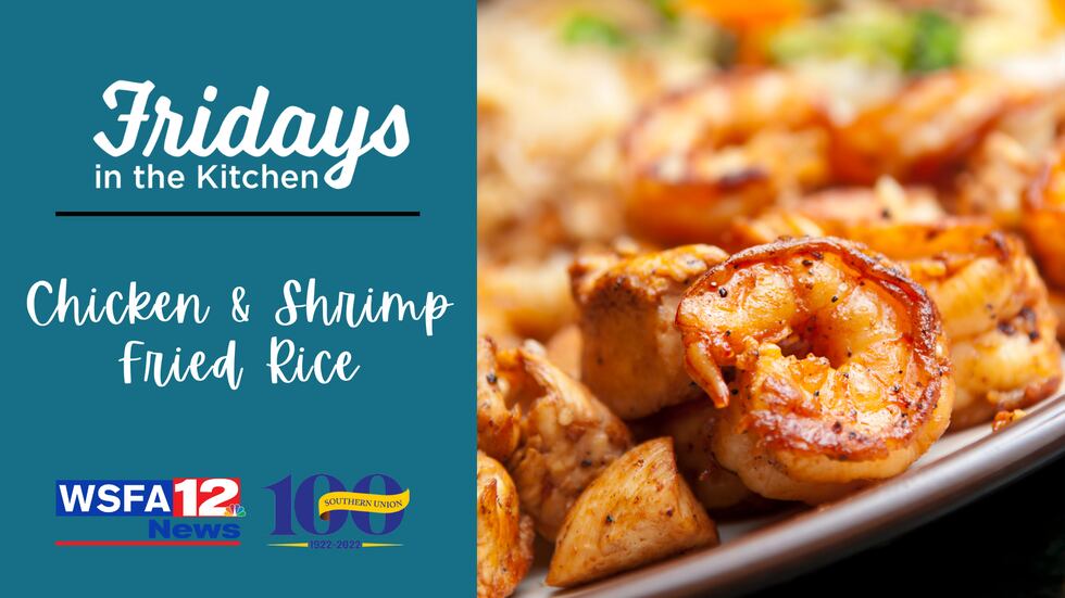 Fridays in the Kitchen: Chicken and Shrimp Fried Rice.