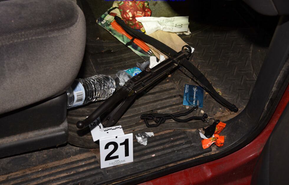 Photos of weapons and ammo provided in court documents in case against Lonnie Coffman.