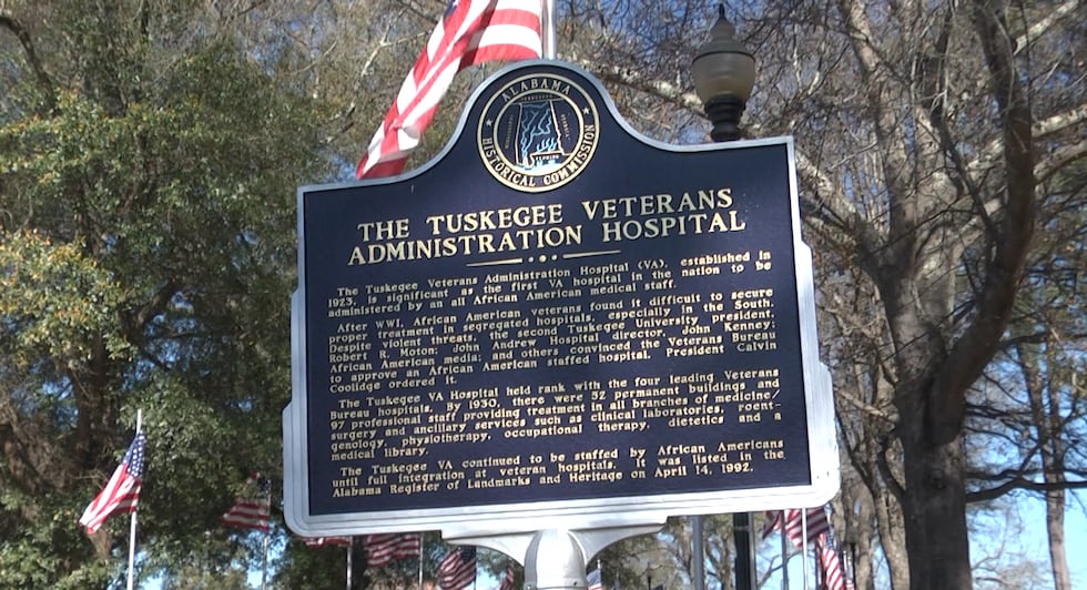 Tuskegee VA Hospital historical marker