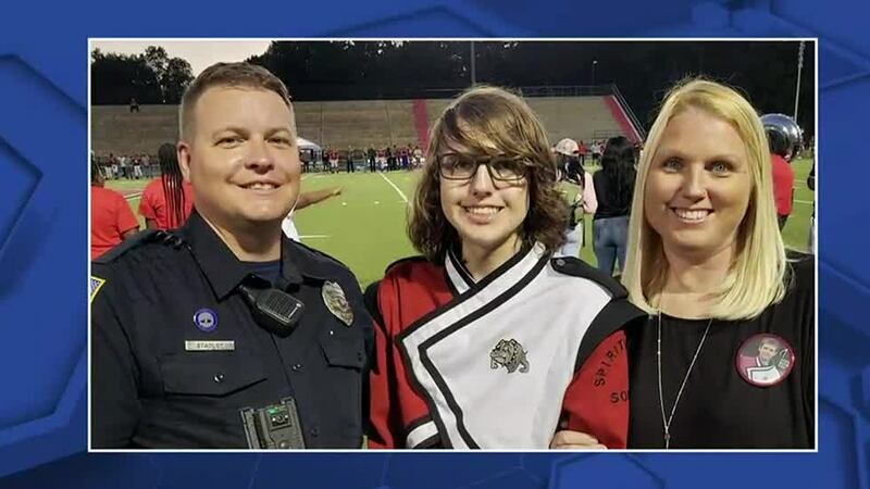 Opelika Police Department honors officer released from hospital following brain surgery