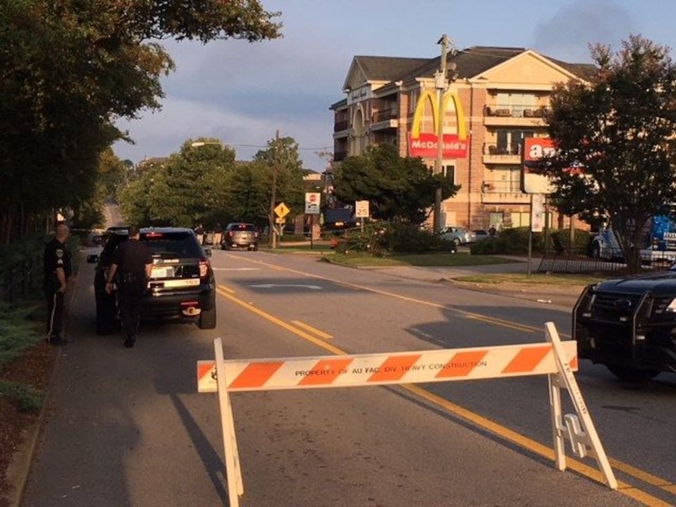 The McDonald's is on West Magnolia Avenue across from Auburn University and about a block from...