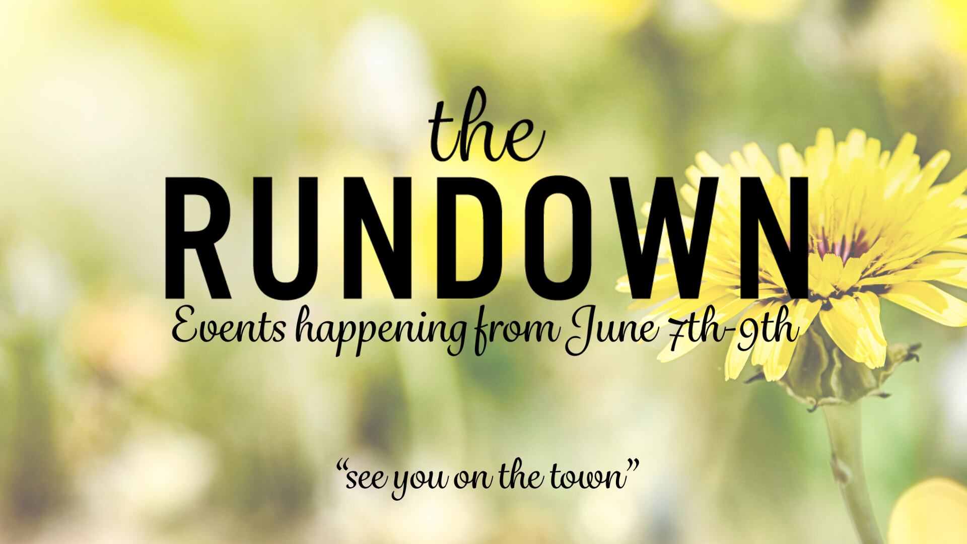 The Rundown: Selma Concert Series, Peach Jam Jubilee and more this weekend - Vimarsana News
