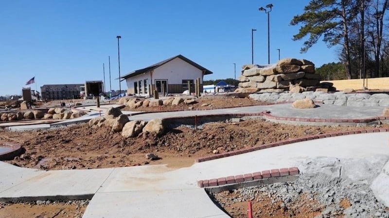 An indoor and outdoor sports entertainment venue is under construction in Opelika.