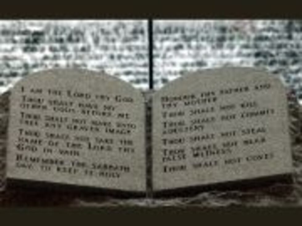 Ten Commandments Monument