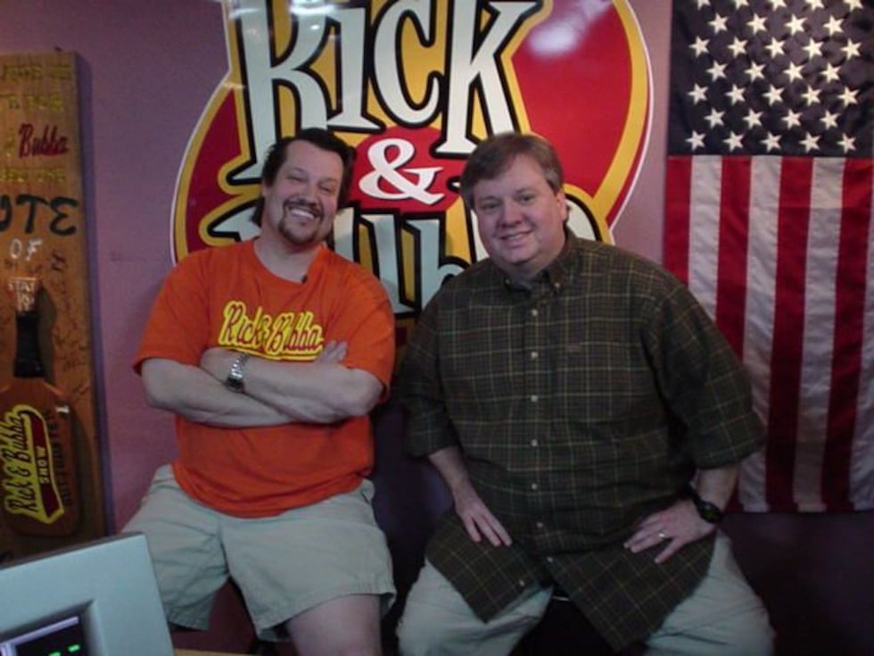Rick Burgess (left)