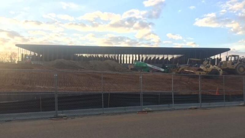 The memorial and museum is taking shape in Montgomery. (Source: WSFA 12 News)