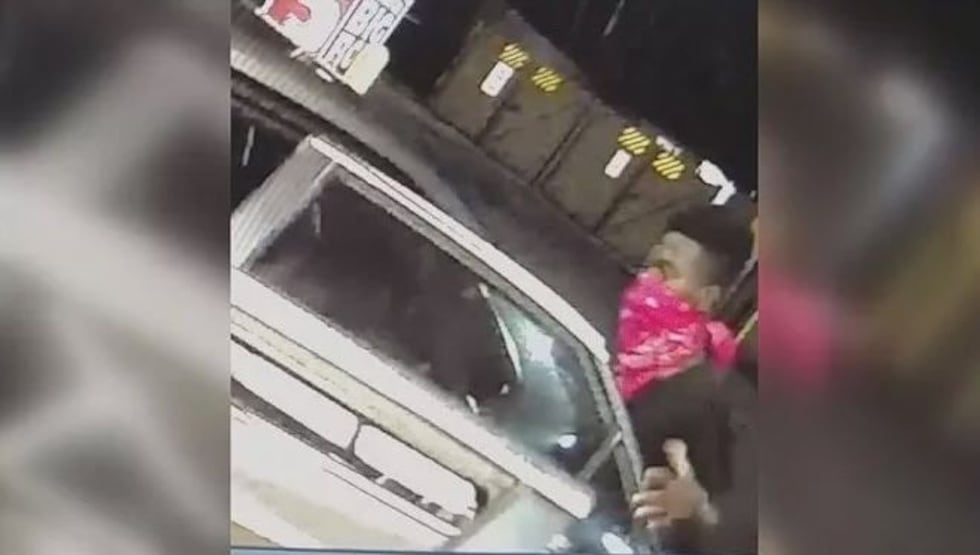 The suspect ordered the victim out of her vehicle at gunpoint, then got into the car before it...