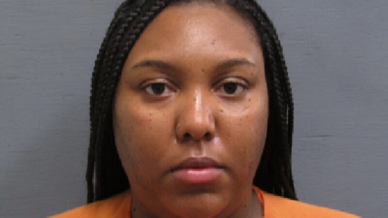Carmen Kirkland booking photo. She is charged with two counts of Capital Murder.