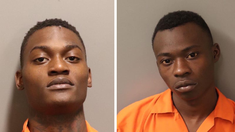 Rodrequis Managan and Jacques Simmons were arrested in connection with the fatal shooting of a...