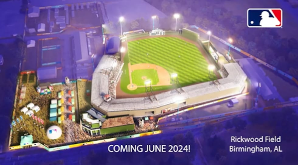 Rickwood Field rendering