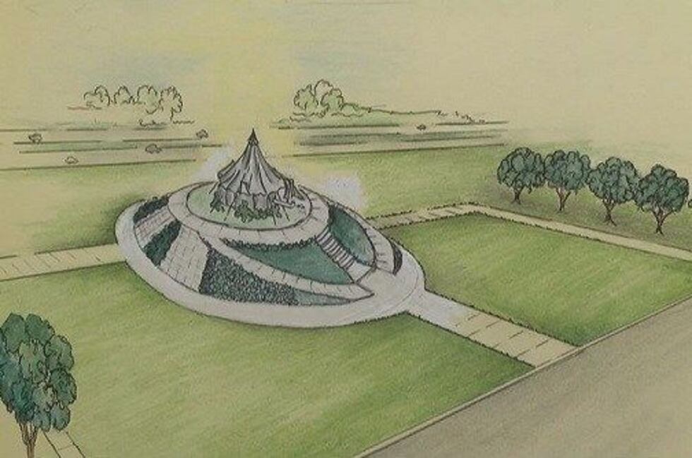 Rendering of Tent City Memorial