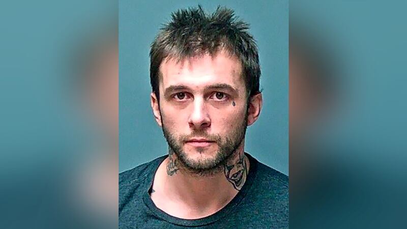 FILE - This booking photo provided by the Manchester Police Department shows Adam Montgomery,...